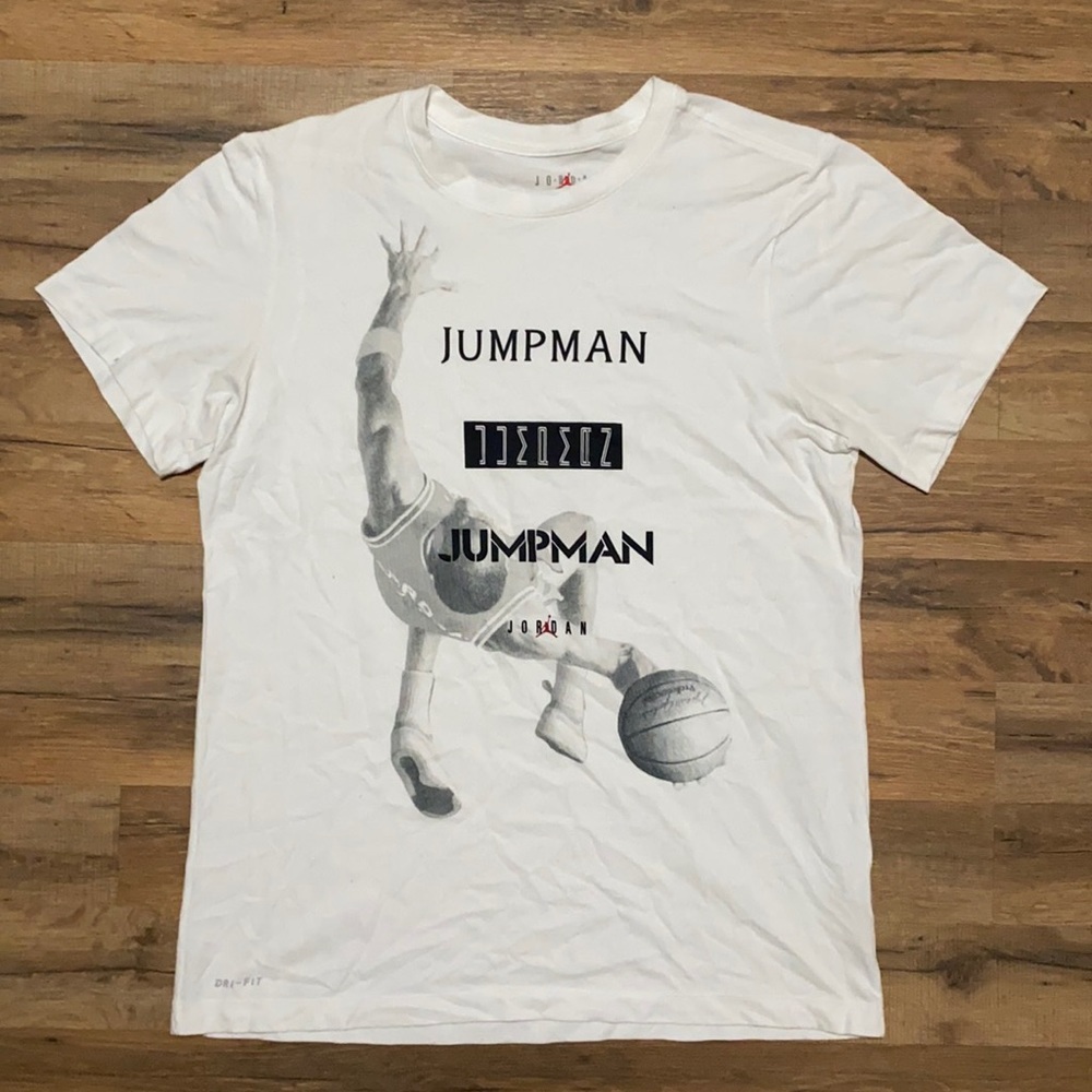 Air Jordan Nike short sleeve Dri-Fit shirt